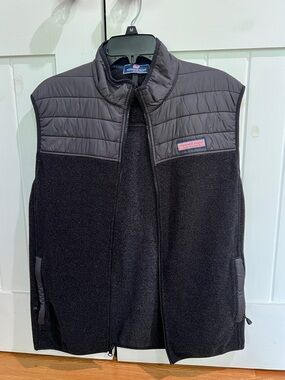 Vineyard Vines Men's Vest Gray/black  Sz medium